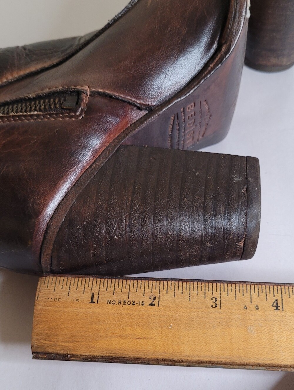 BED STU Isla Brown Heeled Booties - Picture 9 of 13